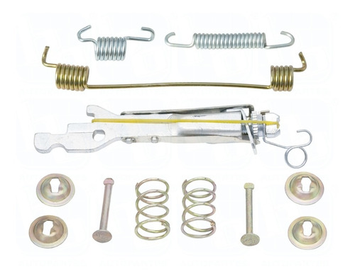 Kit Resortes Derecho Trasero Peugeot 206 Gr Frenos