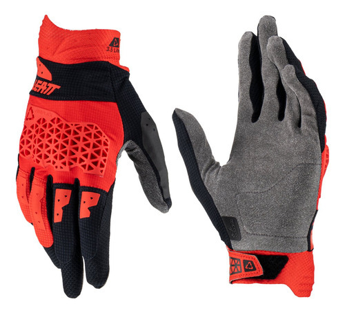 Guantes Motocross Leatt - Moto 3.5 Lite Rojo Talle S