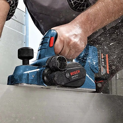 Cepillo eléctrico de mano Bosch Brushless GHO 185-LI 8.2cm 220V azul