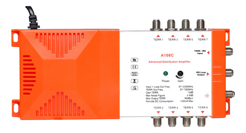 Amplificador De Distribución Y Distribución Tv Way 8