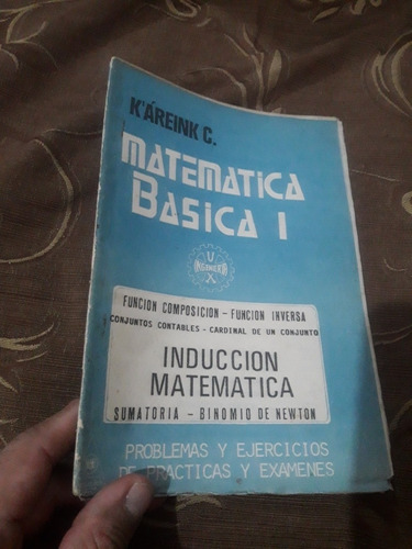 Boletín Matemática Básica Tomo 1 Inducción Matematica