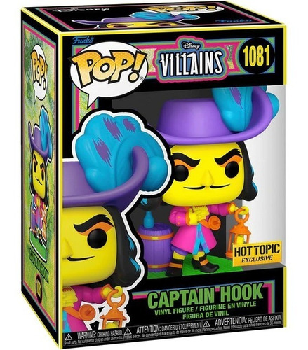 Funko Pop Capitan Hook - Villains Disney (1081) Hot Topic