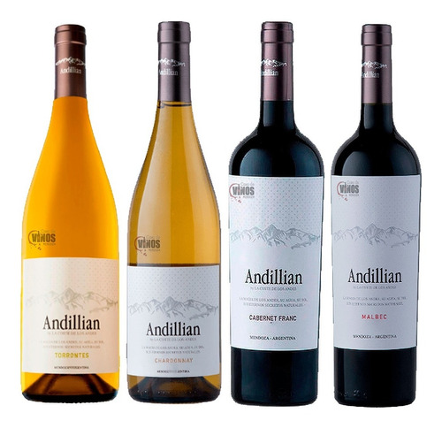 Vino Andillian Lujan De Cuyo Bodega La Coste Mix X4 Unidades