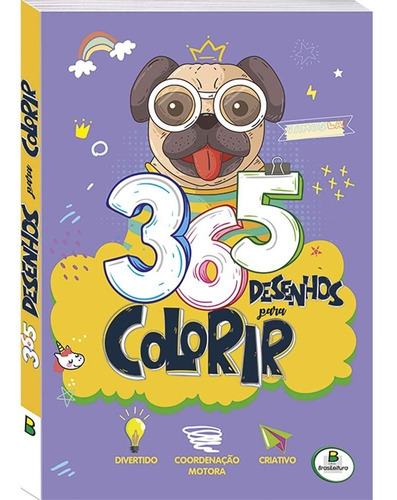 Livro 365 Desenhos Para Colorir (rx)
