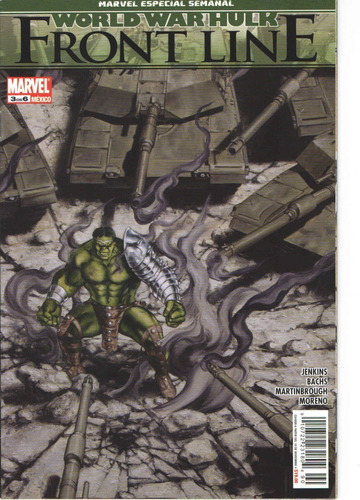 Comic Marvel World War Hulk Front Line 3 #3 Español 