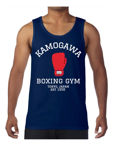 Playera Tanktop Kamogawa Gym Hajime No Ippo Box Sin Mangas