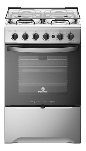 Cocina Mademsa Blanca M 775 ST a gas/eléctrica 4 quemadores puerta con visor 65L