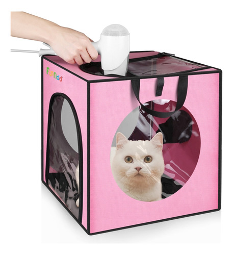 Caja De Secado De Baño Para Mascotas Funadd