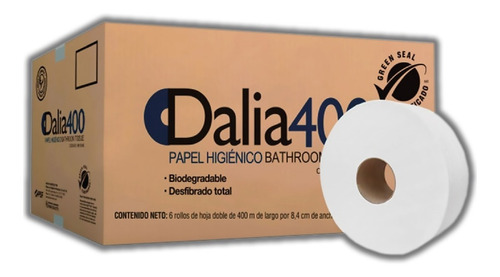 Caja De Papel Higiénico Dalia 400 Mts Hb19340 C/6