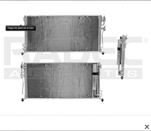 Condensador De Aire Mitsubishi Lancer Del 2001-2002-2003