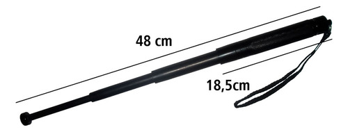 Baston Extensible Tonfa Cachiporra Retractil Rigida Defensa