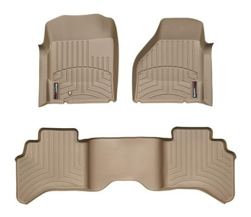 Tapetes Weathertech Ram Quad Cab 2003 - 2008 - 1ra+2da Filas