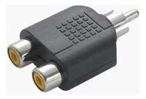 Comprar Adaptador 2 Rca Hembra A 1 Rca Macho Plateado X3