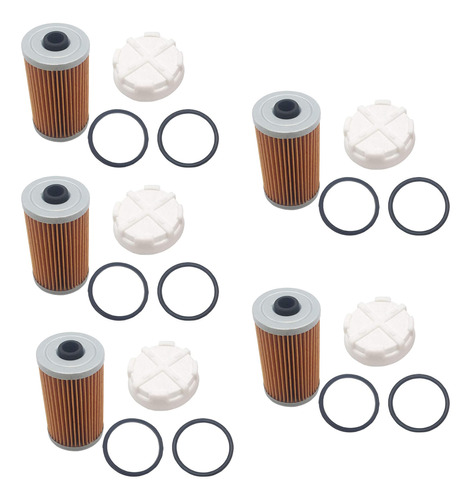 Kit De 5 Filtros De Combustible Para Marine Quicksilver Gen