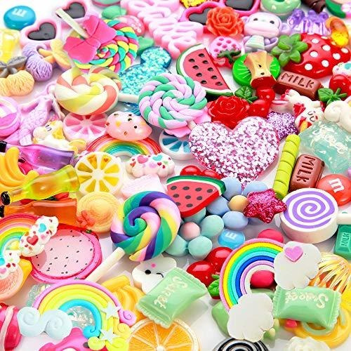 Arcilla Polimètrica Slime Charms Cute Set - Charms Para Sli