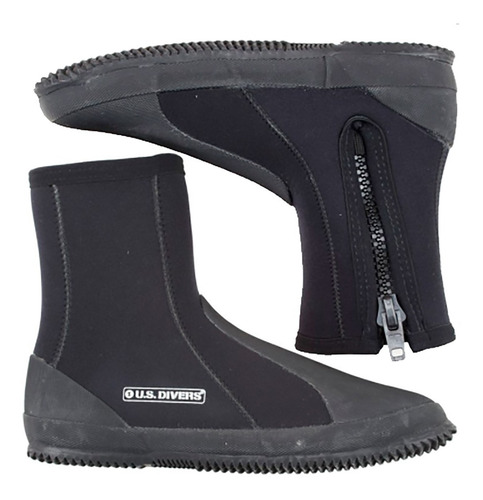 Imagen 2 de 3 de Bota Neopreno Para Agua Suela De Goma Us Divers Comfo Amv Sp