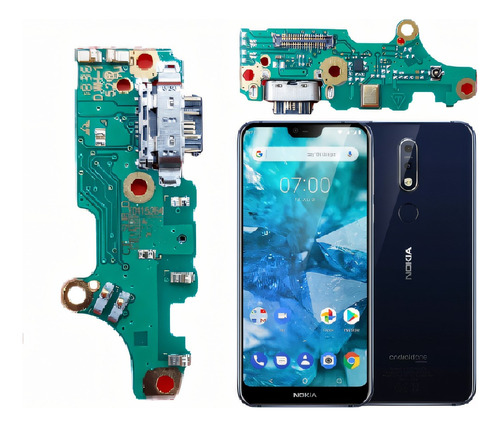 Placa De Carga Pin Para Nokia 7,1 Carga Rápida