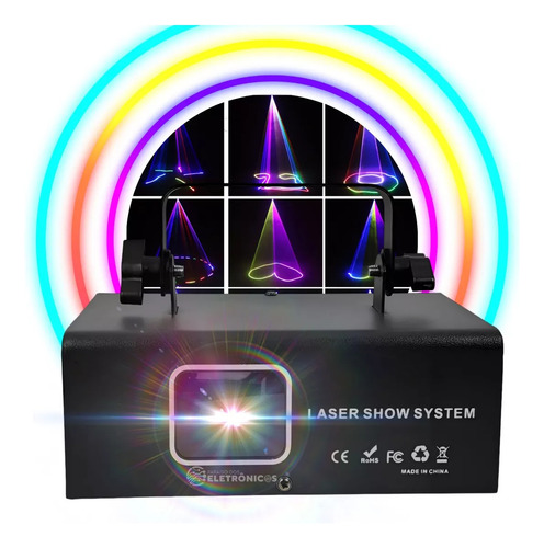 Laser Show Rgb 500mw Iluminação Dj Festa Veja Vídeo