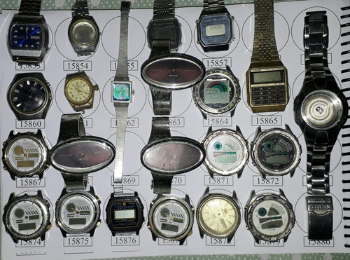 Lote 57 Sucatas Casio E Outros- Máquina Do Tempo