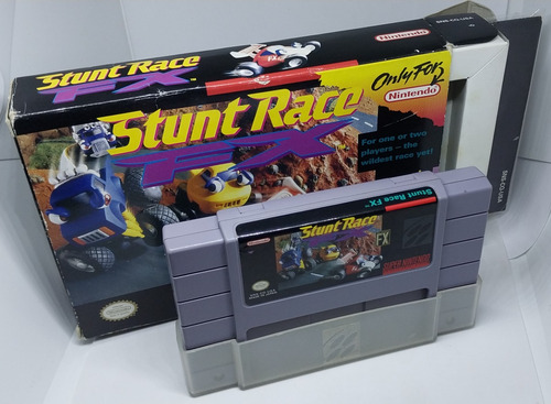 Stunt Race Fx Sns-cq-usa Snes Caja Manual Juego (Usado)