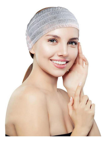 100x Cintas For La Cabeza Desechables For Spa, Banda Para