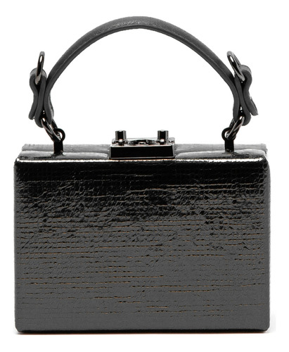 Bolsa Ellus Clutch Metal Details Feminina