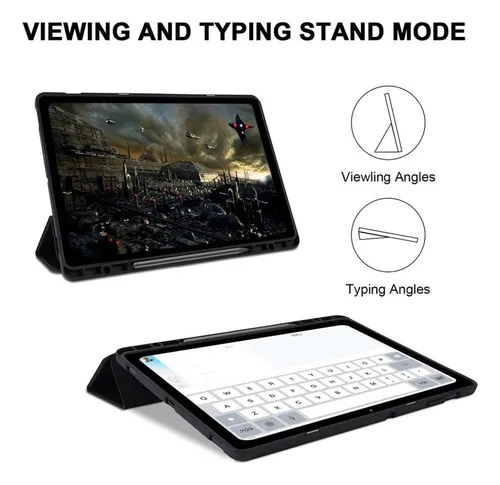 Funda Carcasa Con Ranura Para Samsung Tab S10 Fe 10.9 Negro