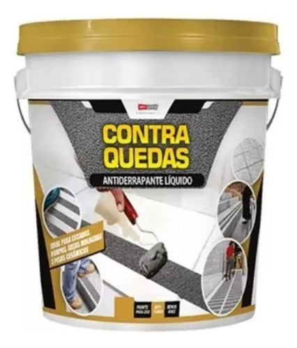 Antiderrapante Líquido Contra Quedas Amarelo 250g Drylevis