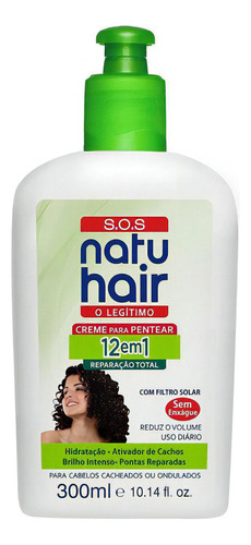 Creme Para Pentear Natuhair S.o.s 12 Em 1 300ml