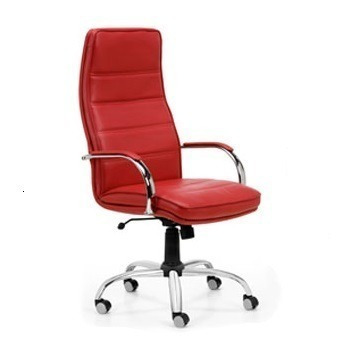 Imagen 5 de 6 de Sillón Gerencial Oficina Alto Cromado Basculante Monet 901
