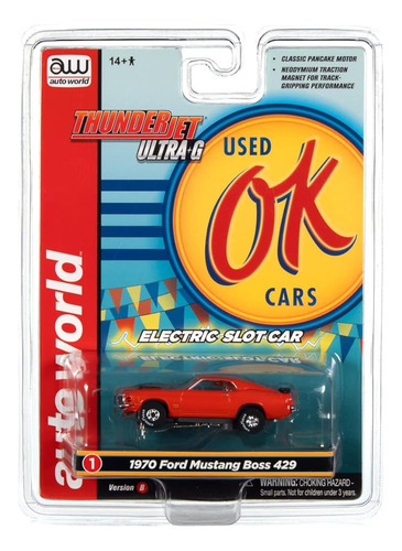 Auto World Thunderjet Ok Coches Usados 1970 Ford Mustang Bos