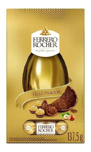 Ovo De Páscoa 137,5g Com Bombom Ferrero Rocher