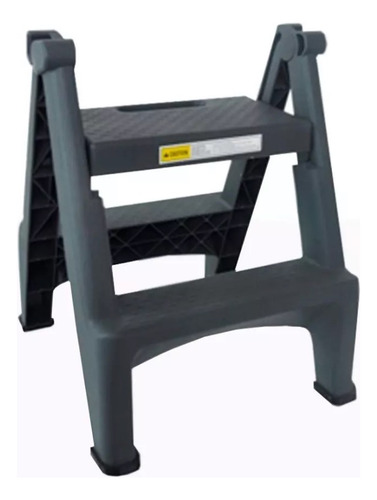 Escalera 2 Peldaños Plastico Abs, Resistente Para 100kg