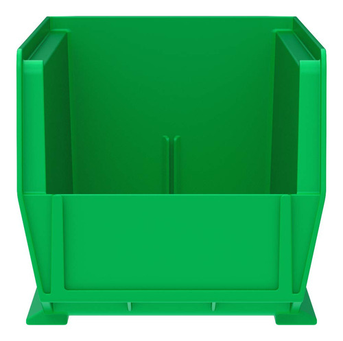 Cubo Organizador Apilable Plástico 38 X 13 X 13 Cm Verde 12