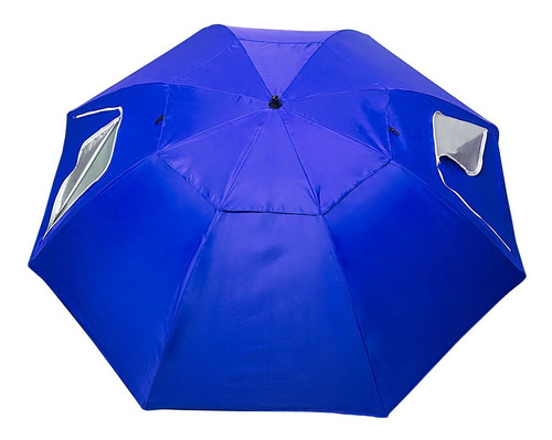 Imagen 4 de 6 de Sombrilla Playera 2.40mts Refugio Waterdog Rompe Viento