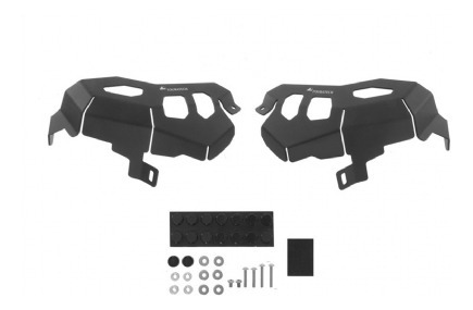 Protetor De Cilindro Em Preto Para Bmw R1200gs/r1200rt