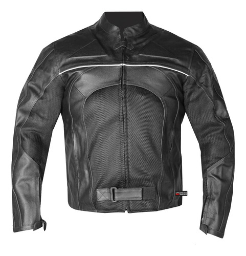 Nuevo Hombre Razer Motorcycle Biker Ce Armor Mesh & Leather 