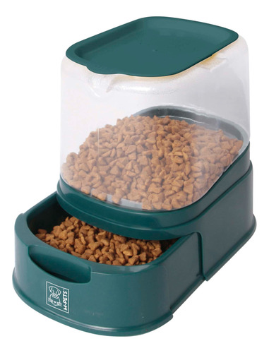Dispenser De Alimento M-pets-comedero Para Perros/gatos-3kg