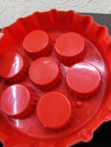 Molde Para Hielo Coca Cola De Colección En Forma Corcholata (Usado)