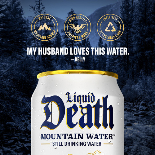 Agua De Montaña Still Natural 12 Latas De 355ml Reciclables