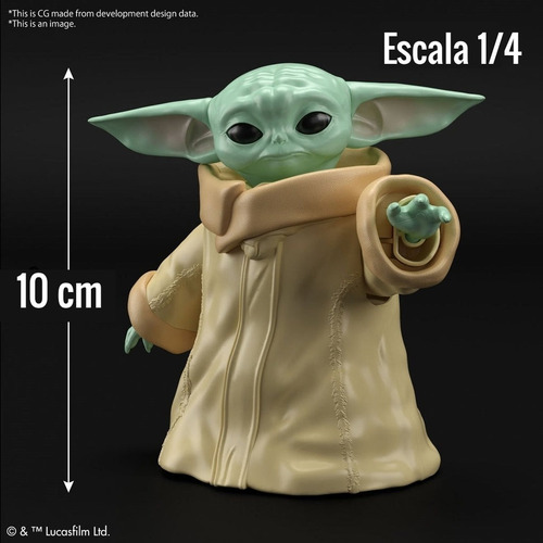Baby Yoda Grogu Figura The Mandalorian Star Wars Bandai
