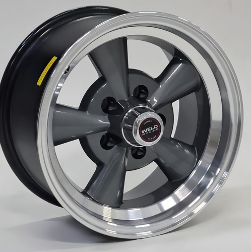 Rodas Palito Aro 15 Cragar Maverick Ranger 5x114 / Jogo Cor Grafite