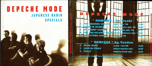 Depeche Mode Cd Itashi & Tandao 8 Remixes Europa 98 Cerrado 