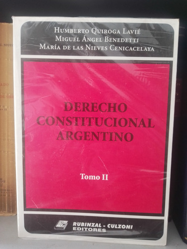 Derecho Constitucional Argentino Tomos 2 Lavie