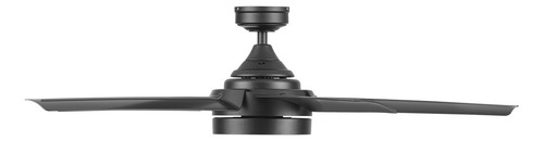 Ventilador de Techo Kriska 70135 52 Pulg Negro/mate Cinco Aspas