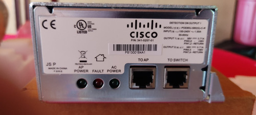 Cisco Air-pwrinj1500-2= Inyector Poe, Para Aironet 1522ag 