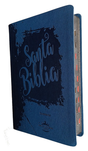 Biblia Reina Valera 1960 21x14 Letra Grande, Indice, Colores