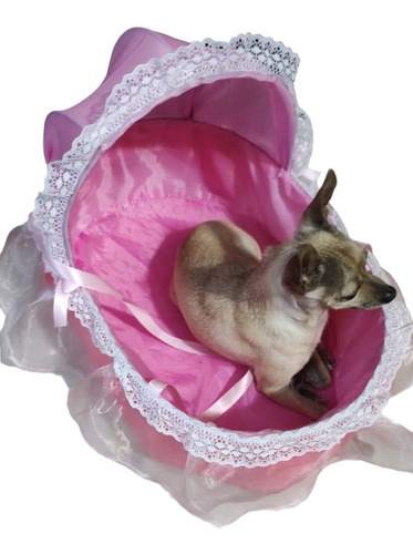 Cama Para Perro Tipo Moises, Elegante Comoda Colores 1 Pieza