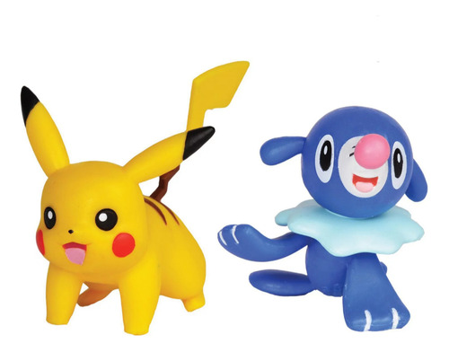 Pokemon Battle Figure Pikachu Vs Popplio