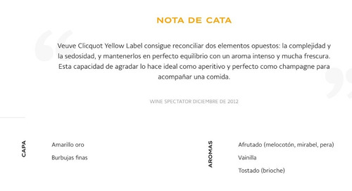 Champagne Veuve Clicquot Brut Magnum 1.5lt Yellow Label